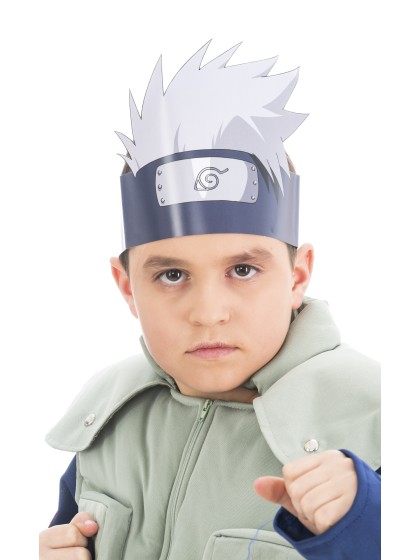 8 COIFFES PAPIER NARUTO/ KAKASHI 2 SORT. NARUTO SHIPPUDEN © Einheitsgröße