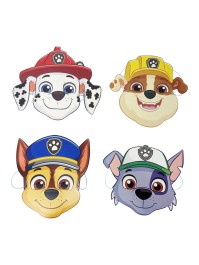 8 MASQUES PAPIER 4 ASS PAT\'PATROUILLE © TAILLES ASSORTIES