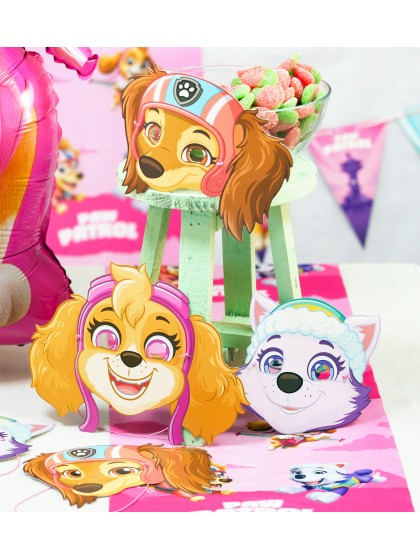 8 MASKEN PAPIER 3 SORT. PAW PATROL © VERSCHIEDENE GRÖSSEN