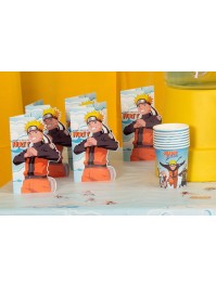 8 KARTONS EINLADUNG NARUTO SHIPPUDEN © 16CM X 10CM