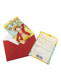 8 CARTONS INVITATION + ENVELOPPES ONE PIECE © 14.5CM X 10CM