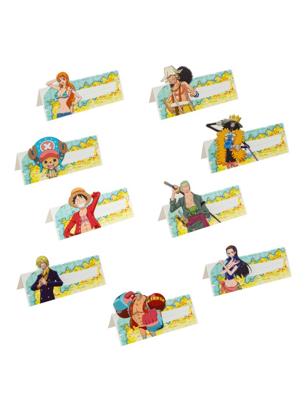 9 PAPER NAME PLACE CARDS ONE PIECE © 6CM X 8CM