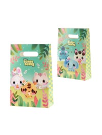 SET 4 PAPER BAGS BANGOBERRY ©  15.8CM X 23.6CM HT