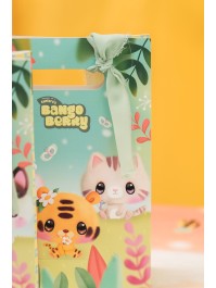 SET 4 SACS CADEAUX PAPIER BANGOBERRY © 15.8CM X 23.6CM