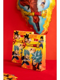 SET 4 GESCHENKTÜTEN PAPIER DRAGON BALL SUPER © 15.8CM X 23.6CM
