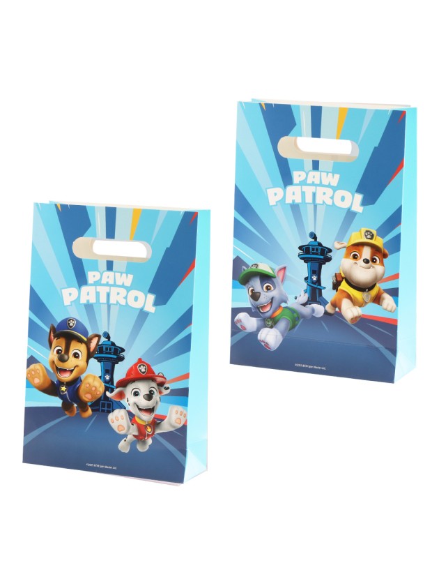 SET 4 GESCHENKTÜTEN PAPIER PAW PATROL © 15.8CM X 23.6CM