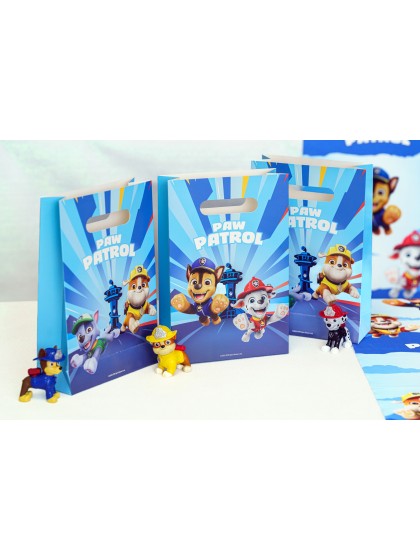 SET 4 PAPER BAGS PAW PATROL ©  15.8CM X 23.6CM