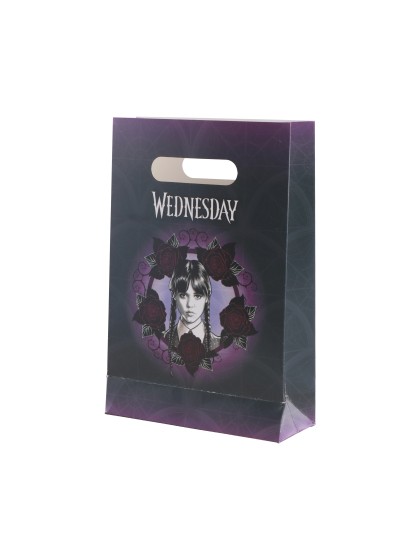 SET 4 SACS CADEAUX PAPIER MERCREDI -WEDNESDAY © 15.8CM X 23.6CM