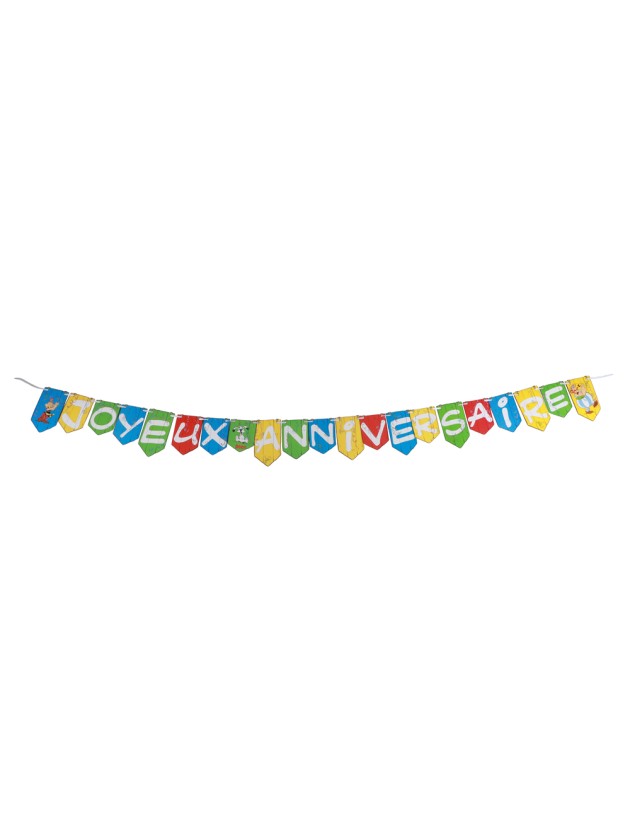 GUIRLANDE JOYEUX ANNIVERSAIRE ASTERIX® 250CM X 19CM