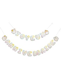 GUIRLANDE JOYEUX ANNIVERSAIRE MOLANG © 250CM X 18CM