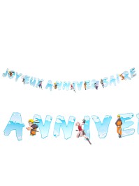 GUIRLANDE JOYEUX ANNIVERSAIRE NARUTO SHIPPUDEN © 250CM X 16CM