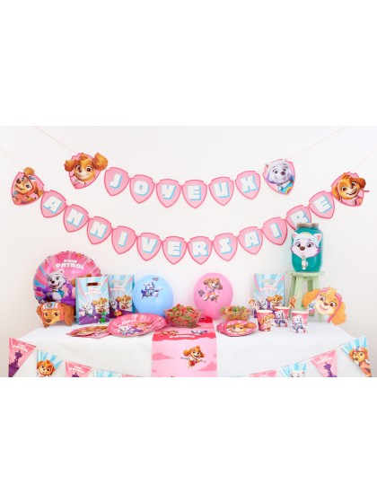 GIRLANDE HERZLICHEN GLÜCKWUNSCH PAW PATROL © 250CM X 16CM