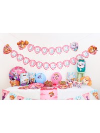 GIRLANDE HERZLICHEN GLÜCKWUNSCH PAW PATROL © 250CM X 16CM