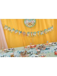 PAPER GARLAND HAPPY BIRTHDAY BANGOBERRY © 200CM X 16CM HT