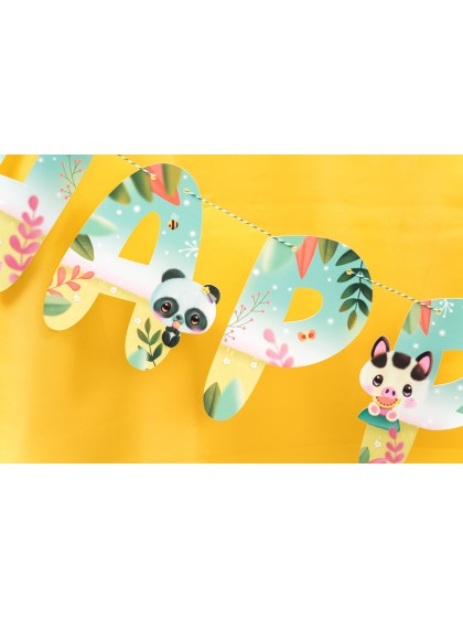 PAPER GARLAND HAPPY BIRTHDAY BANGOBERRY © 200CM X 16CM HT