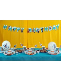 GIRLANDE PAPIER ALLES GUTE ZUM GEBURTSTAG NARUTO SHIPPUDEN © 200CM X 16CM