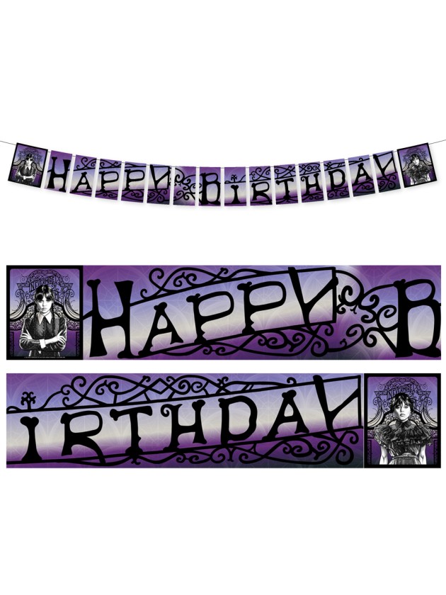 GUIRL PAPIER ALLES GUTE ZUM GEBURTSTAG MITTWOCH - WEDNESDAY © 200CM X 18.5CM