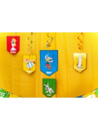 SET 5 SWIRLS ASTERIX® DIA 13CM X 19CM / 60CM