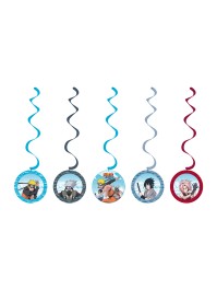 SET 5 SWIRLS NARUTO SHIPPUDEN © DIA 17CM X 60CM HT