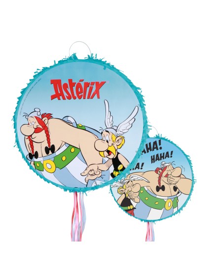 PINATA PLIABLE BLEUE A TIRER ASTERIX® DIA 40CM