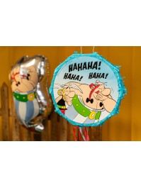 PIÑATA KLAPPBAR BLAU TIRER ASTERIX® DIA 40CM