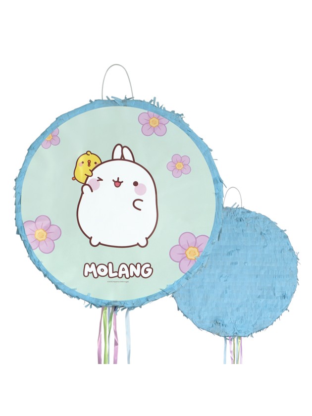 FOLDABLE GREEN PINATA TO PULL MOLANG® DIA 40CM
