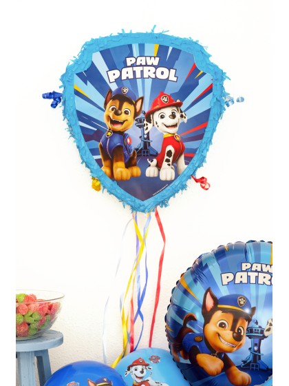 PIÑATA KLAPPBAR BLAU TIRER PAW PATROL © 33CM X 38CM X 9CM