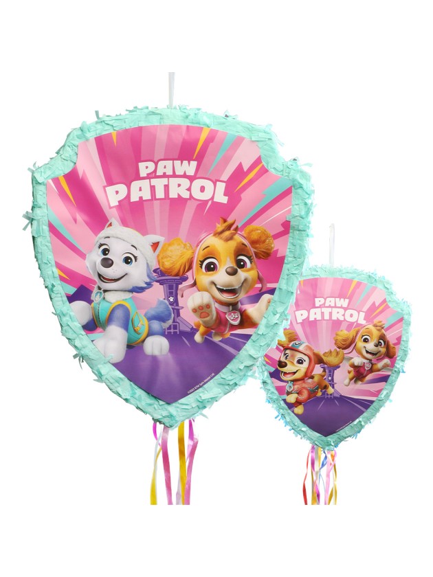 PINATA PLIABLE ROSE A TIRER PAT\'PATROUILLE © 33CM X 38CM X 9CM