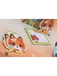 8 CARTONS INVITATION + ENV BANGOBERRY ©(ENG) 13.6CM X 15.5CM