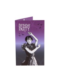 8 CARTONS INVITATION MERCREDI -WEDNESDAY © (ENG) 10CM X 16CM