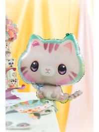 BALLON MYLAR KITTY CAT BANGOBERRY © 50.7CM X 65CM