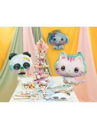 MYLAR BALLOON KITTY CAT BANGOBERRY © 50.7CM X 65CM