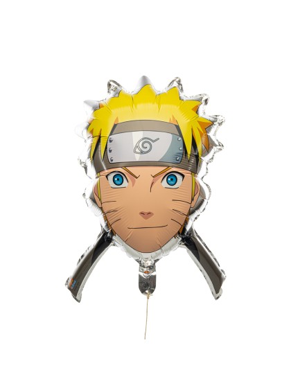 MYLAR BALLOON FACE NARUTO SHIPPUDEN © 59.2CM X 71.6CM