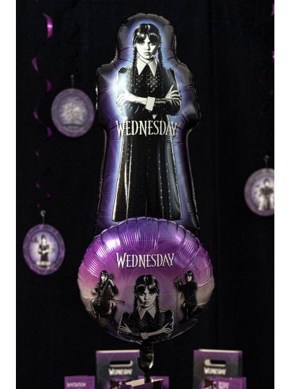 BALLON MYLAR MERCREDI MERCREDI -WEDNESDAY © 39CM X 89.4CM