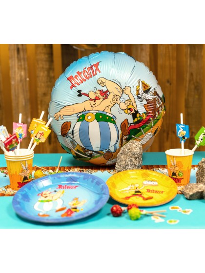 BALLON MYLAR ROND ASTERIX® DIA 43CM