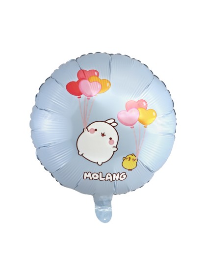 ROUND MYLAR BALLOON MOLANG © DIA 43CM