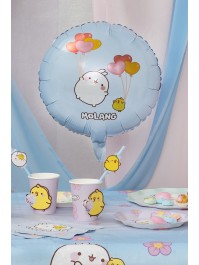 ROUND MYLAR BALLOON MOLANG © DIA 43CM