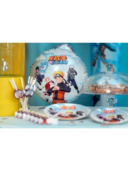 ROUND MYLAR BALLOON NARUTO SHIPPUDEN © DIA 43CM