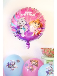 BALLON MYLAR ROND PAT\'PATROUILLE © DIA 43CM