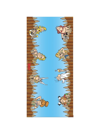 CHEMIN DE TABLE TISSU ASTERIX® 28CM X 3M