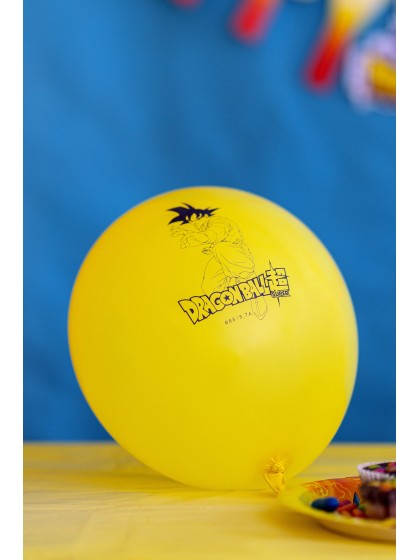 SET 6 BALLONS LATEX DRAGON BALL SUPER © DIA 27CM
