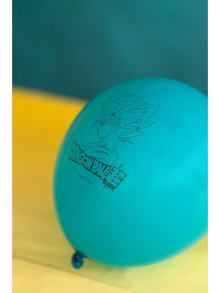 SET 6 BALLONS LATEX DRAGON BALL SUPER © DIA 27CM