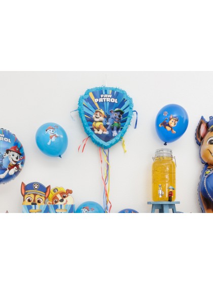 SET 6 BALLONS LATEX 2 ASSORTIS BLAU PAW PATROL © DIA 27CM
