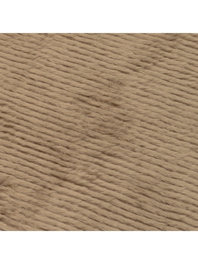 LIGHT BROWN FLUFFY TABLE RUNNER 30CM X 3M