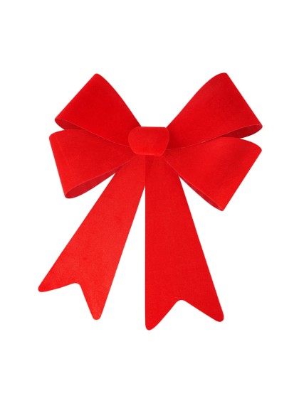 1 MAXI RED VELVET BOW 50.8CM X 66CM