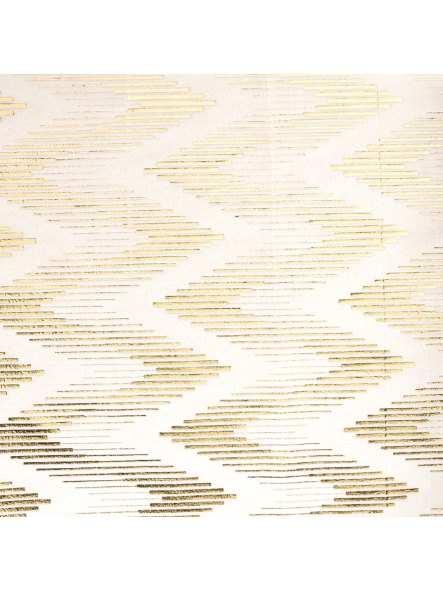 VELVET CREAM EQUALIZER TABLE RUNNER GOLD PRINTING 28CM X 3M