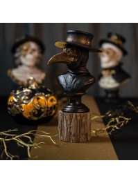 POLYRESIN BUST FIGURE PLAGUE DOCTOR 20CM X 20CM X 32CM