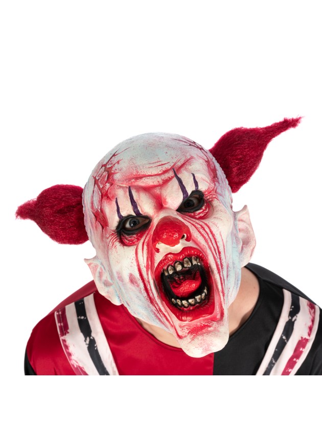 LATEX MASK HORROR CLOWN 