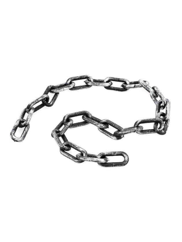 GUIRLANDE CHAINE ARGENT 120CM