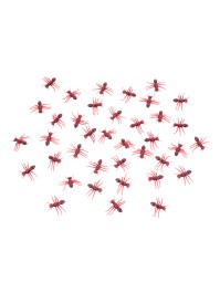 SET OF 20 PVC ANTS 3CM X 3.5CM